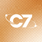 C7娱乐互动平台官方Logo - 绿色盾牌与C7字母组合