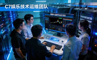 C7娱乐技术运维团队在数据中心监控平台运行状态