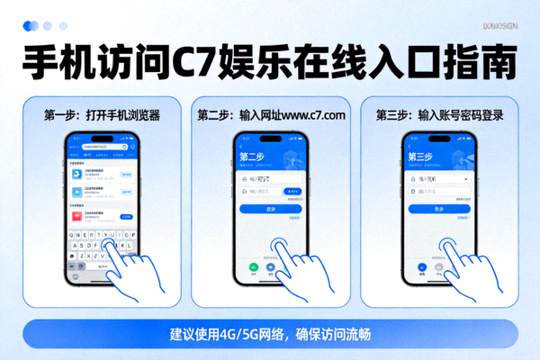 用户使用手机访问C7娱乐优化后快速通道的步骤演示