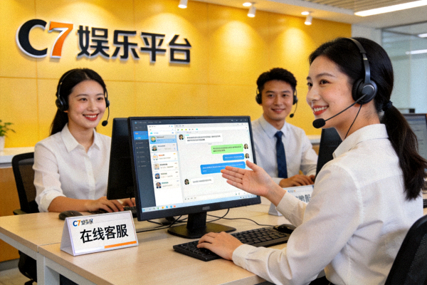 C7娱乐平台专业客服团队在线为用户提供帮助的场景