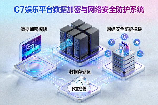 C7娱乐平台数据加密与网络安全防护系统概念图